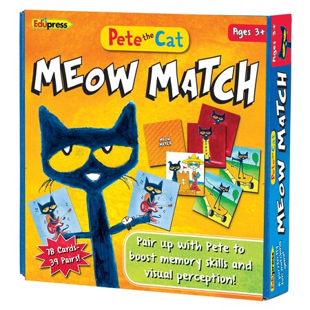 Edupress Pete the Cat Meow Match Game TCR62075